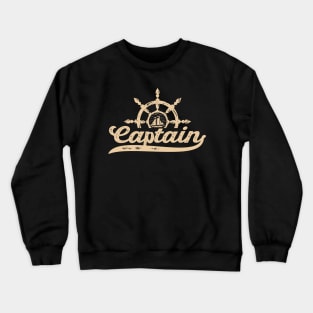 Captain vintage Style Crewneck Sweatshirt